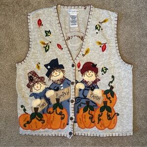 White Stag Festive Scarecrow Cardigan - Multicolor